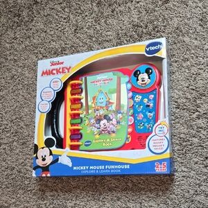 Vtech Disney Junior Mickey Mouse Funhouse Explore & Learn Book Teaches Reading